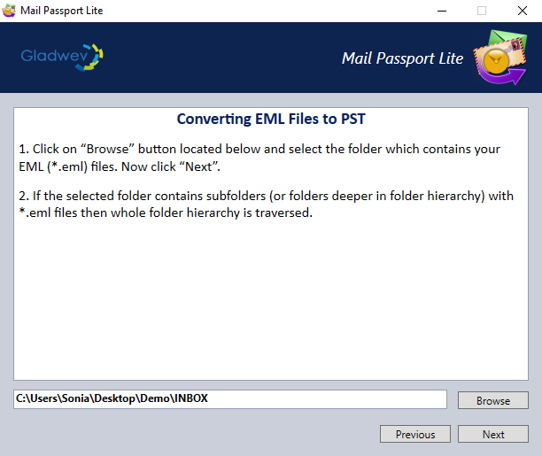 how to convert eml to pst file