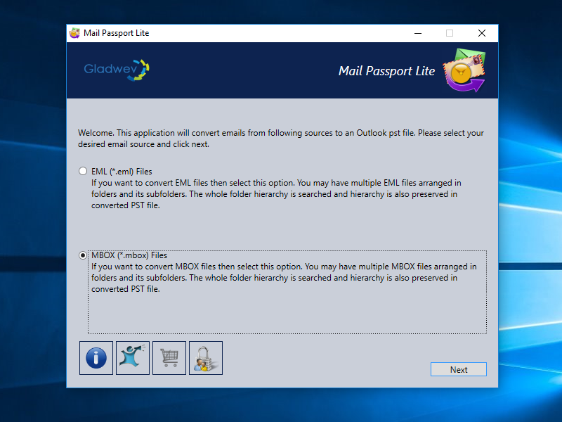 Mail Passport Lite screenshot