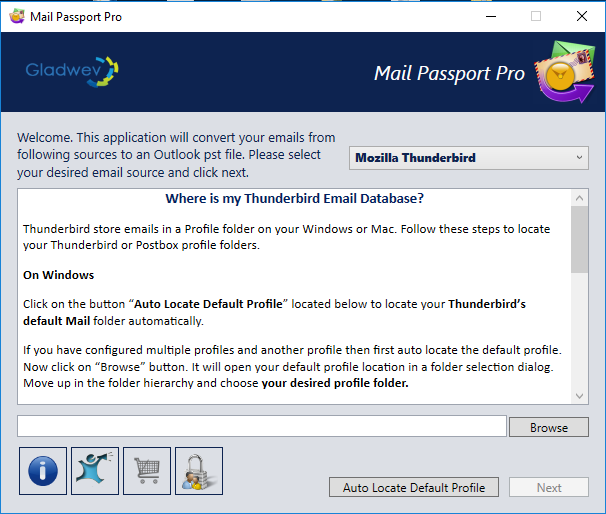 thunderbird export to pst