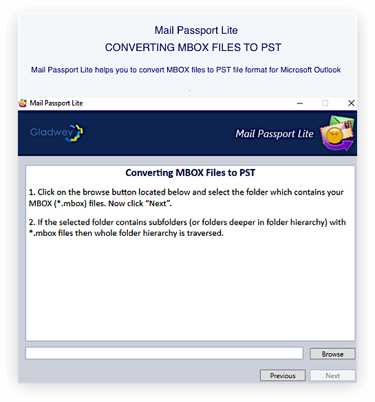 mbox to pst converter